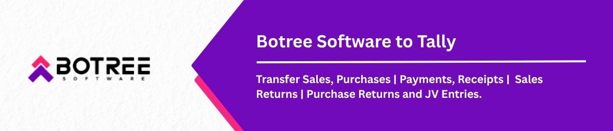 Botree Software to Tally Integration Botree Software to Tally Integration