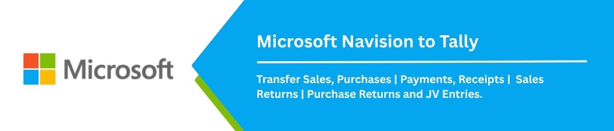 Microsoft Navision to Tally Integration Microsoft Navision to Tally Integration